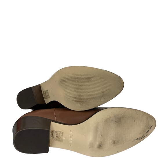 Smooth Leather Almond Toe Boots - Picture 4 of 4